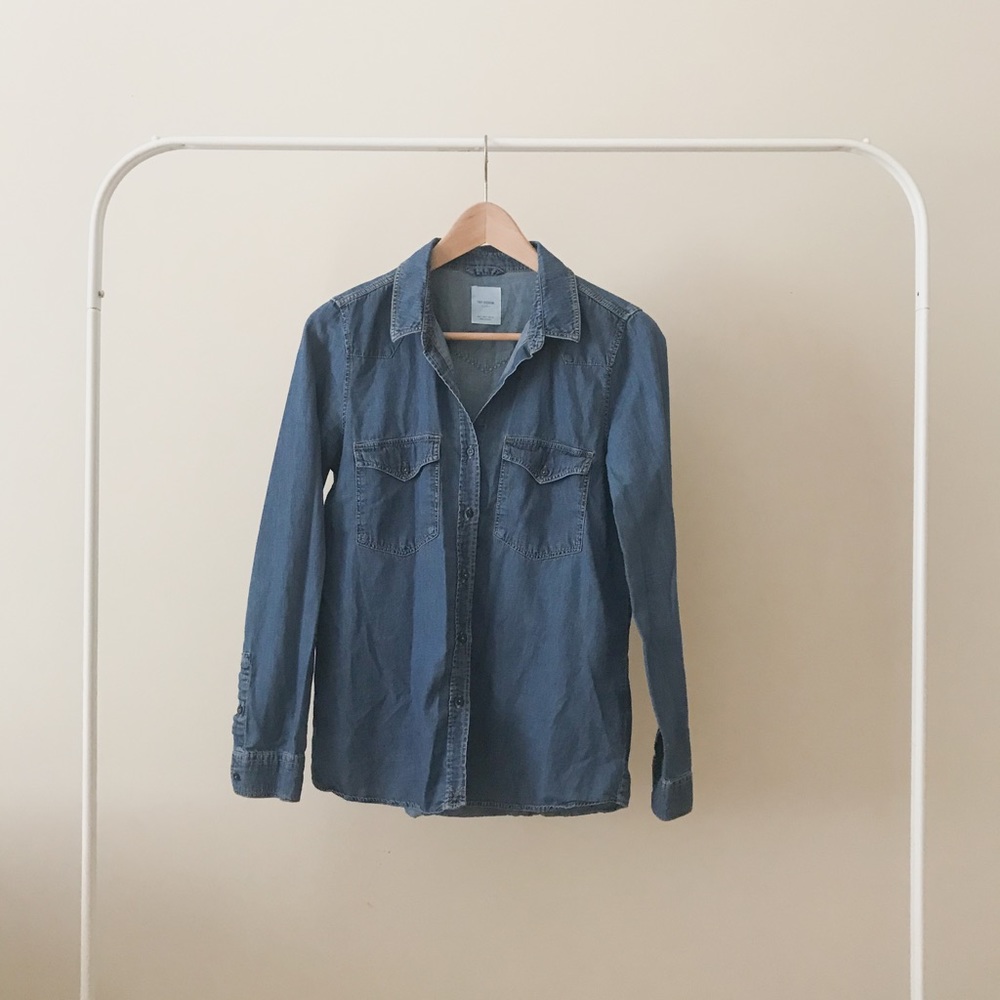 | Zara | Trafaluc Western Denim Shirt | Size S |